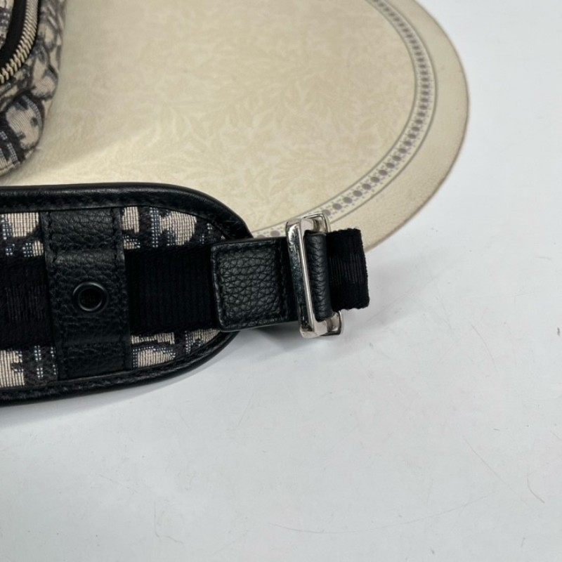 DIOR迪奧 老花帆布銀扣safari相機包郵差包單肩斜挎包 容量適中 肩帶可調節 適合日常通勤使用-17