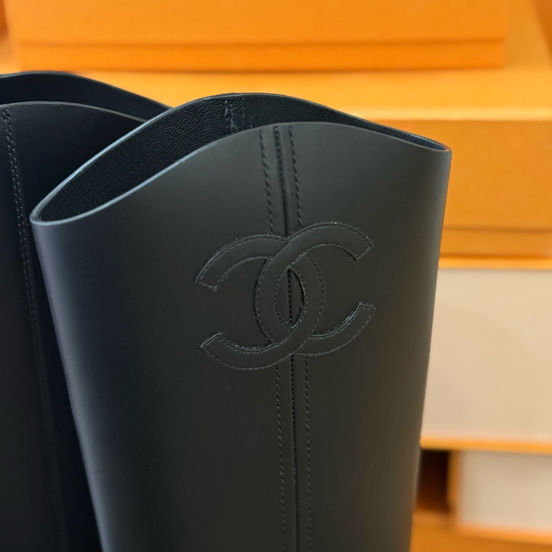 (閒置新)Chanel 新款長筒騎士靴 櫃上八萬-3