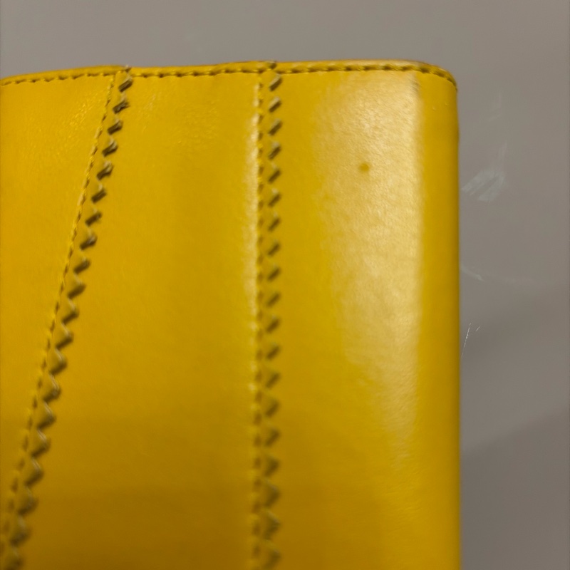 Ferragamo 芥末黃蝴蝶結Logo長夾-12