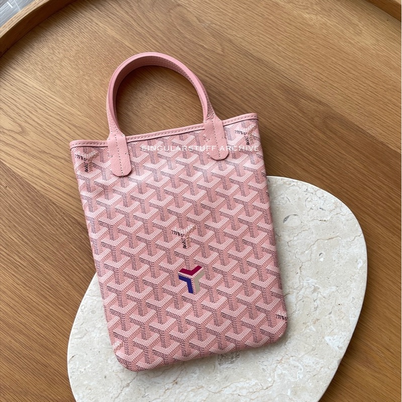 Goyard Claire Voie Poitier 限定桃粉紅 Mini Tote-0
