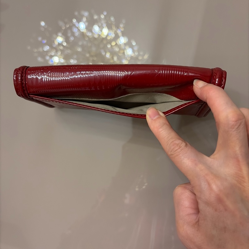 Burberry品牌格紋壓紋長夾-14