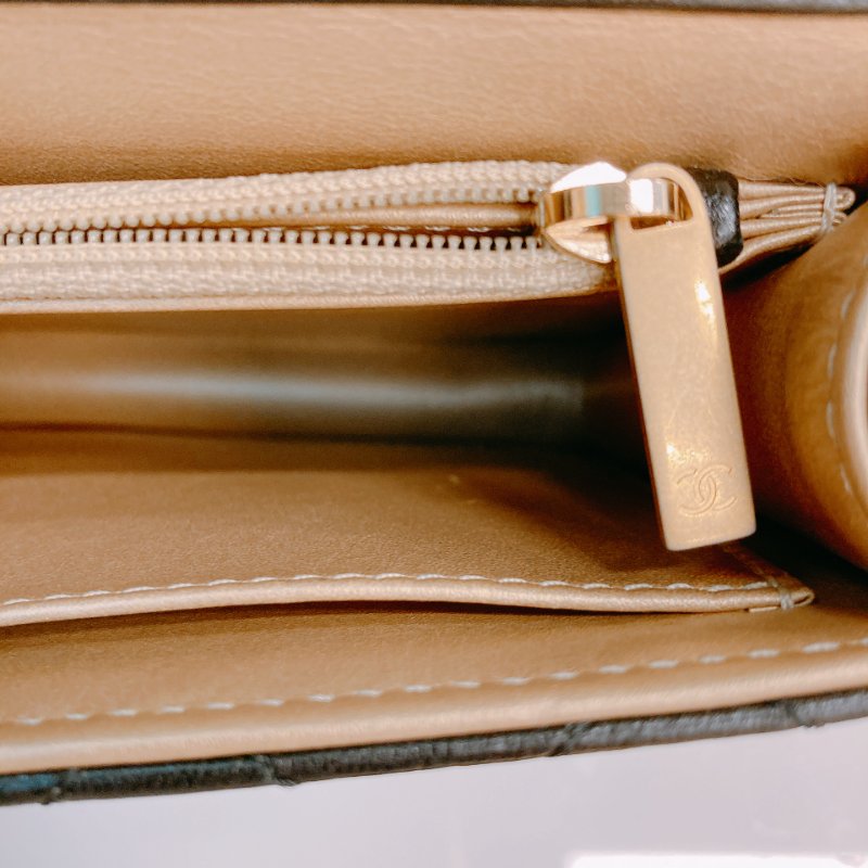 MS0606 Chanel 香奈兒 透明珍珠 標誌 翻蓋 鏈條 斜背包 腋下包 Chic Acrylic Pearl Flap 19cm Calfskin Black x GHW-21