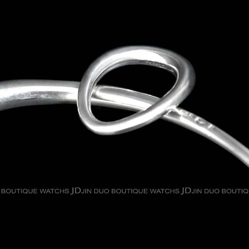 金鐸精品~C786 GEORG JENSEN喬治傑生Offspring系列鵝蛋型925銀手環戒指-7