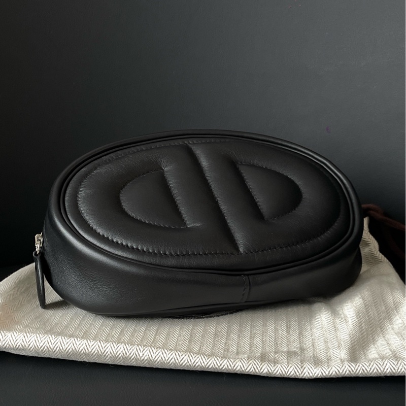 Hermes 愛馬仕 豬鼻子腰包intheloop腰包黑色銀扣-5