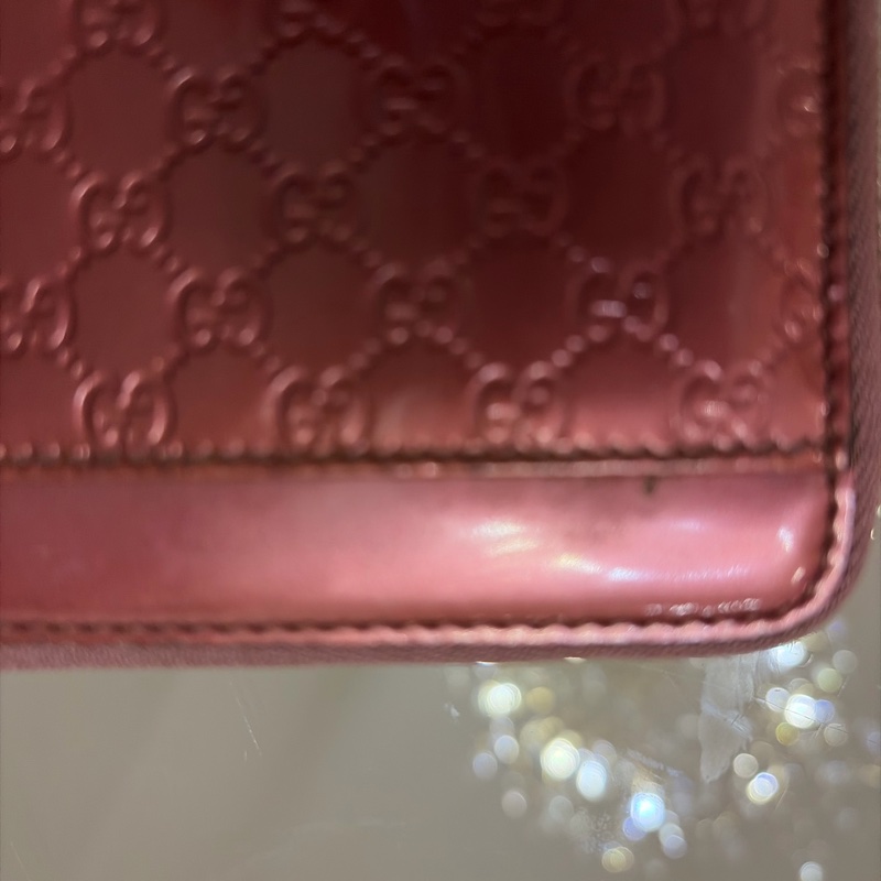 Gucci Logo壓紋卡夾附鑰匙鏈-10