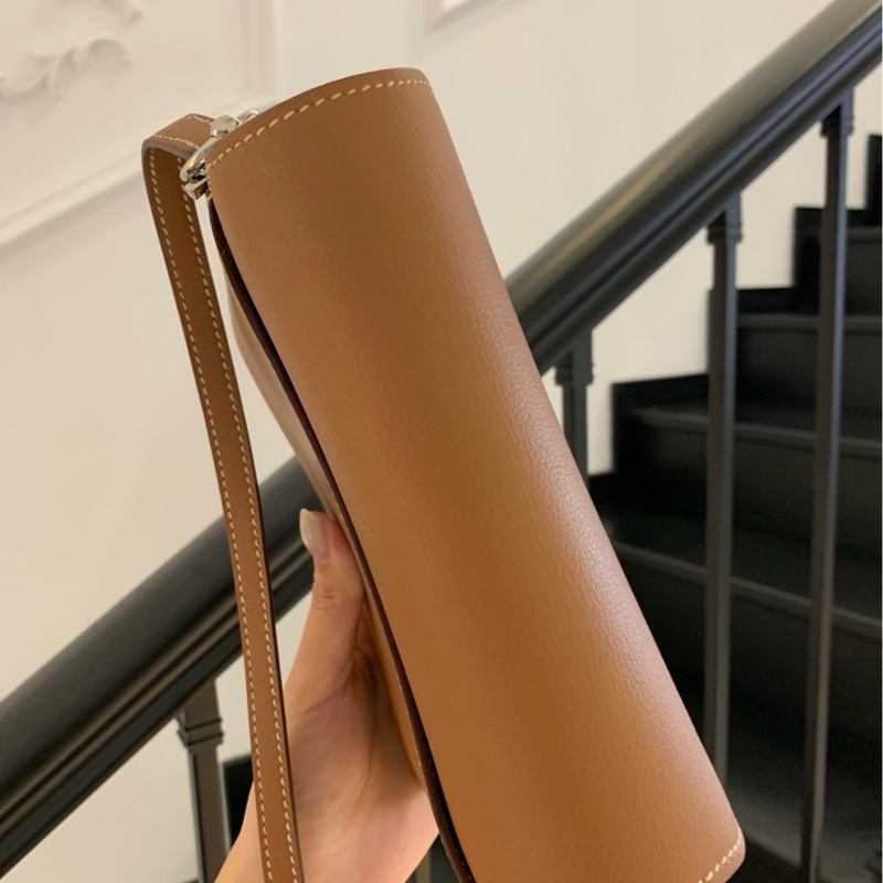 Hermes 愛馬仕 豬鼻子 19 roulis  mini 金棕原始成色-3