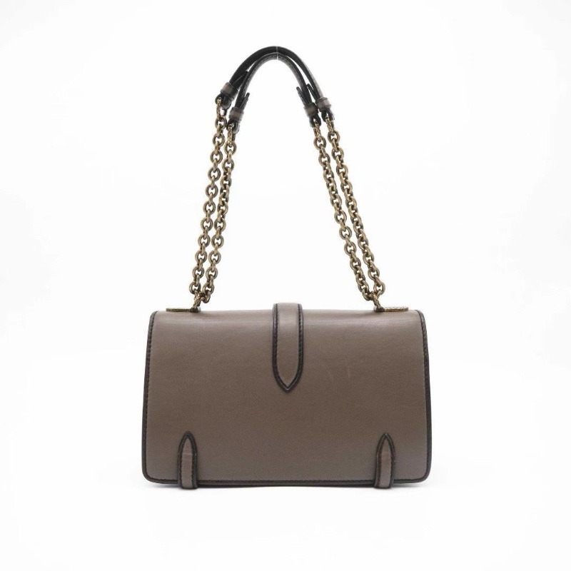 BV City Kont 鏈條包 橫版郵差包 大象灰24*14*8 98新配件塵袋-6