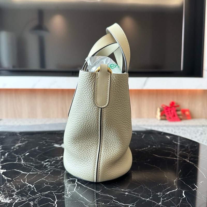 HERMES愛馬仕 In The Loop 菜籃子18 金扣 菜籃子豬鼻子-3