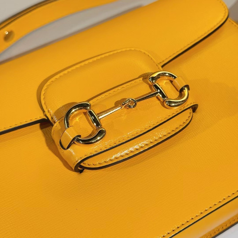 Gucci 1955 馬銜扣 金黃色 中號馬鞍包25.5*19 99新配件塵袋-2
