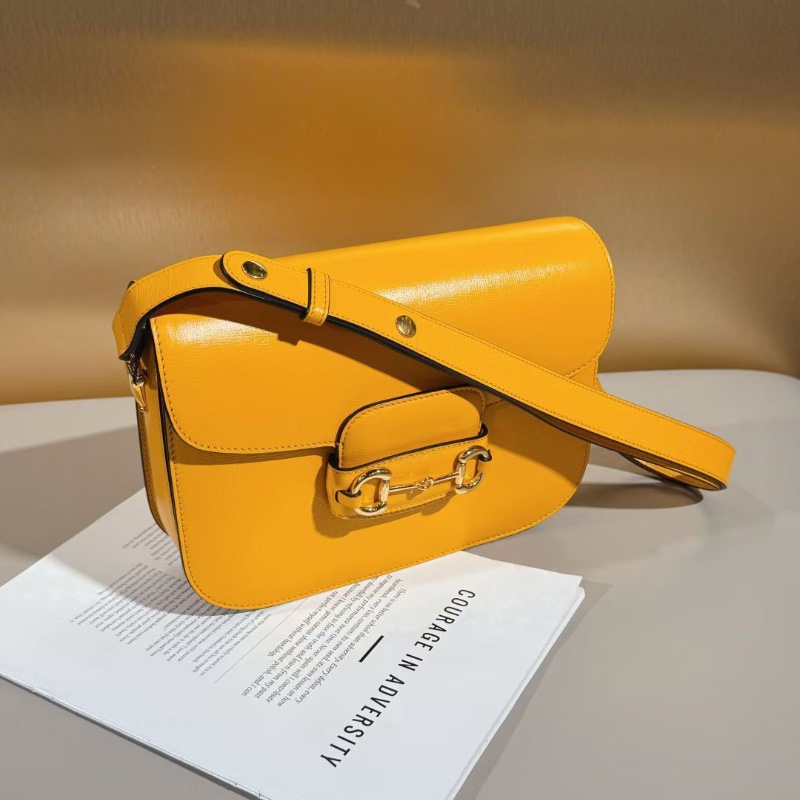 Gucci 1955 馬銜扣 金黃色 中號馬鞍包25.5*19 99新配件塵袋-5