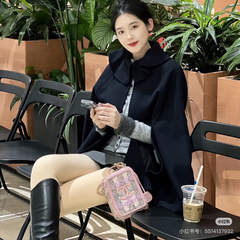 Chanel vanity case 小號 相機包 夢幻粉紫色系 雙C金鎖 13*17cm 99新配件塵袋-1