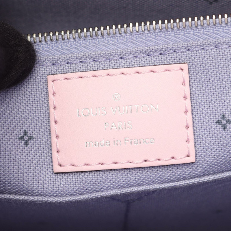 路易威登 OnTheGo GM 單肩包/手提包，塗層帆布和皮革，Escale，女士，粉紅色/多色，M45191-3