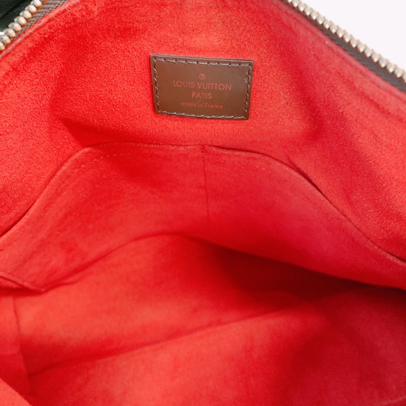 MS0607 Louis Vuitton 路易威登 棕棋盤 手提包 單肩包 金扣 Evora MM Canvas Daimer Brown x GHW-21