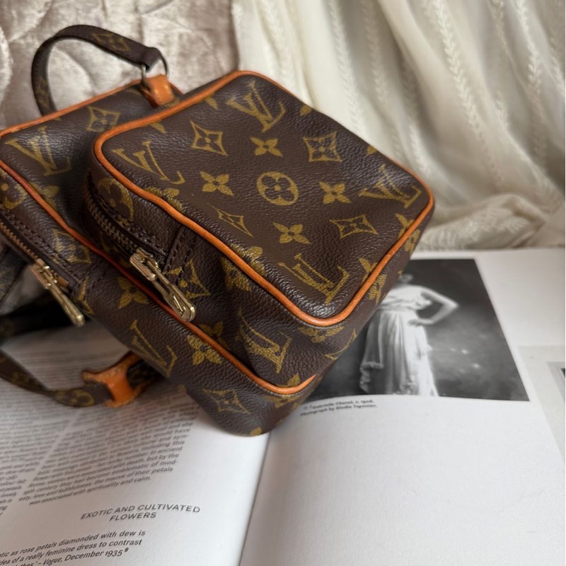 路易威登斜挎包  Louis Vuitton經典老花雙層相機包 斜挎 包包 女生 男生 louis vuitton camera bag-4