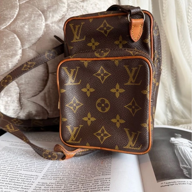 路易威登斜挎包  Louis Vuitton經典老花雙層相機包 斜挎 包包 女生 男生 louis vuitton camera bag-8