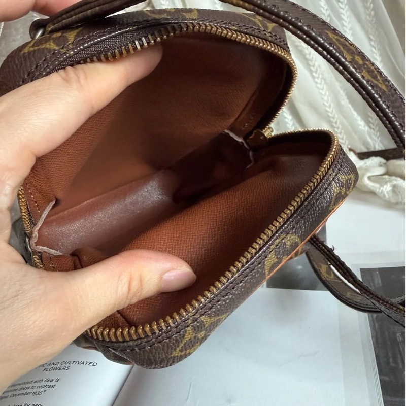 路易威登斜挎包  Louis Vuitton經典老花雙層相機包 斜挎 包包 女生 男生 louis vuitton camera bag-20