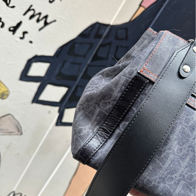 迪奥 老花 牛仔布 denim 飛行員系列 托特包 y2k 日本女明星同款 包包 手袋 dior flight tote bag shoulder bag-14