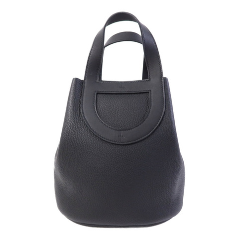 HERMES Clemence皮革In The Loop 23金扣手挽袋