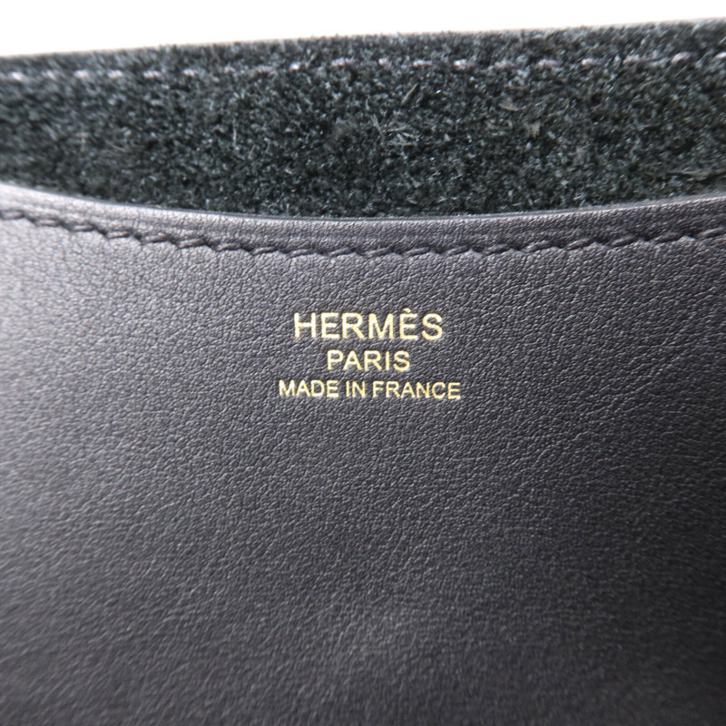 HERMES Clemence皮革In The Loop 23金扣手挽袋-5