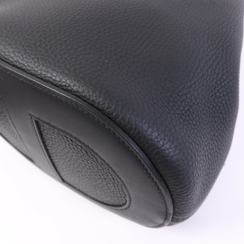 HERMES Clemence皮革In The Loop 23金扣手挽袋-9