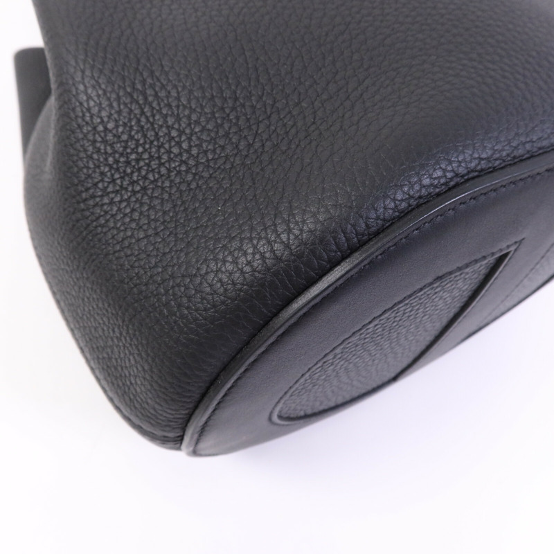 HERMES Clemence皮革In The Loop 23金扣手挽袋-10