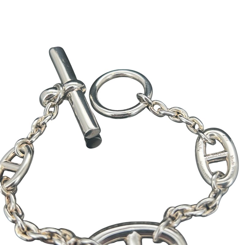 HERMES 純銀豬鼻手鍊-1