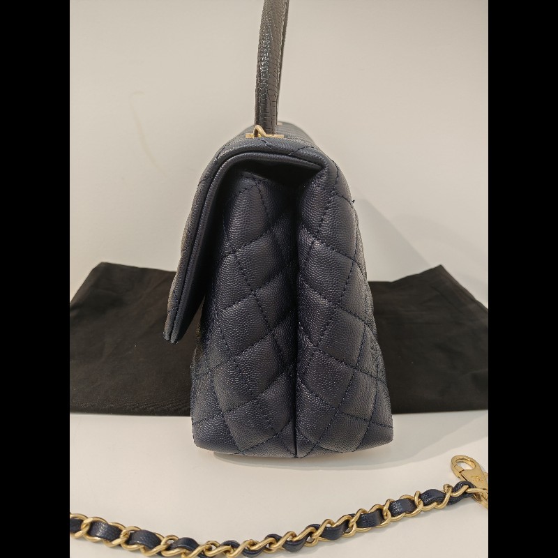Chanel Coco Handle medium
絕版蜥蜴皮手柄-3