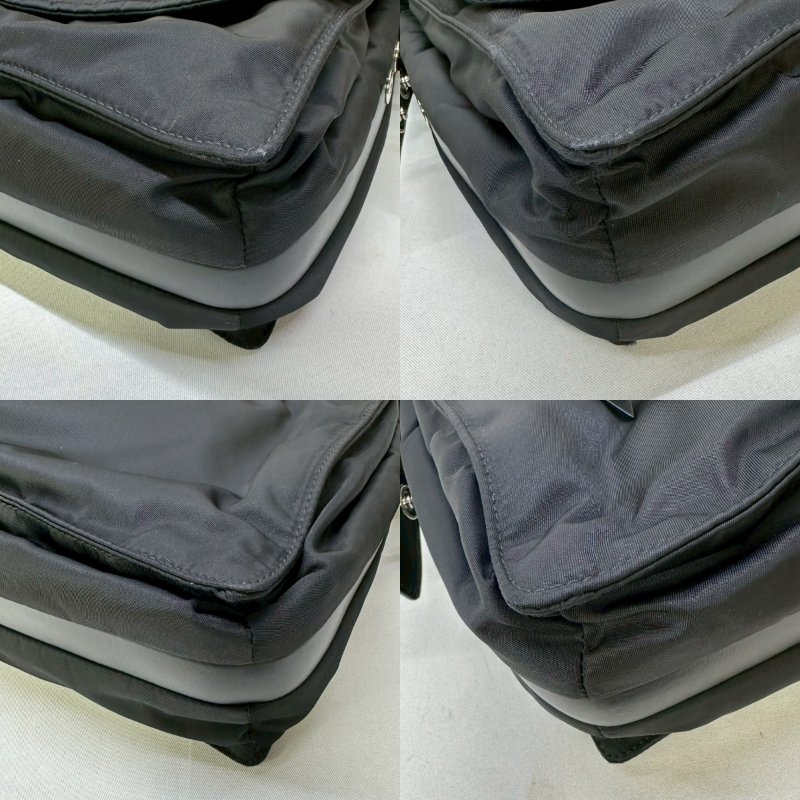 PRADA Traveller中款尼龍肩背包-7