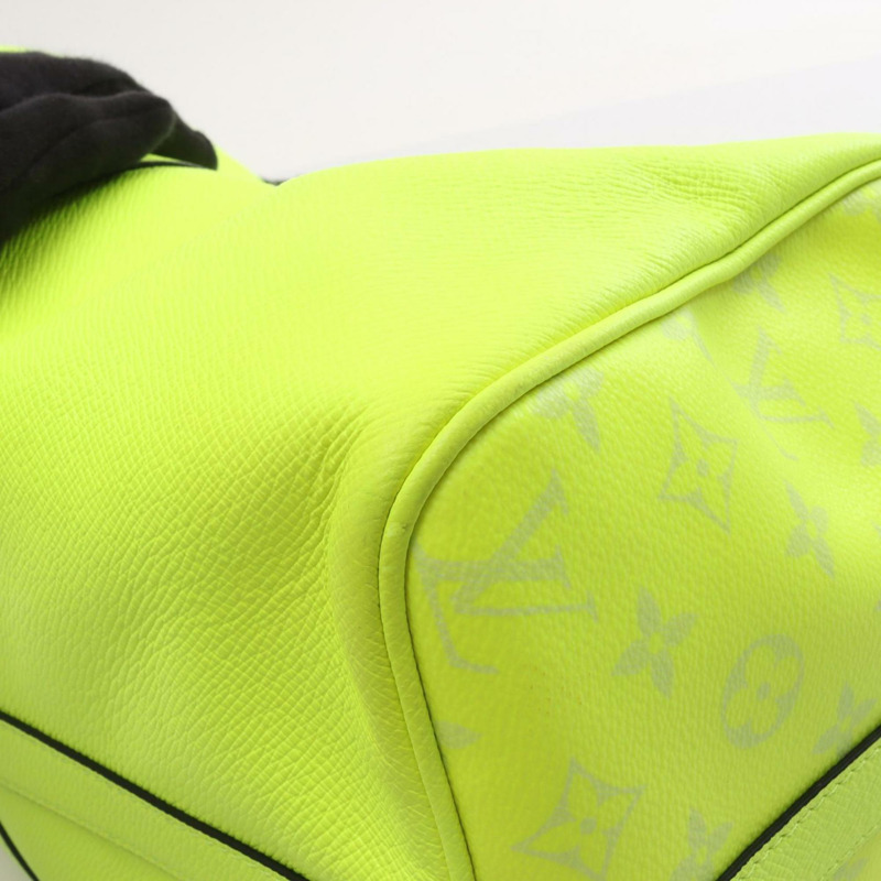 路易威登 Keepall Bandoulière 50 波士頓包手袋 皮革塗層帆布 Taigarama 男士綠色 M30941-9