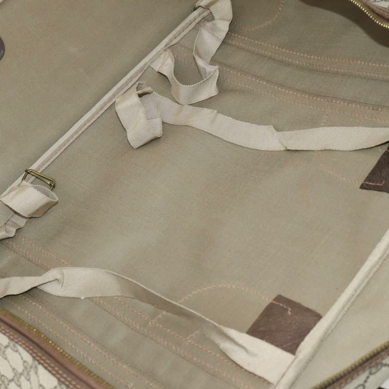 【日本直送】GUCCI GG Supreme Web Sherry Line 手提包 PVC 米色 金色 正品 173669-21