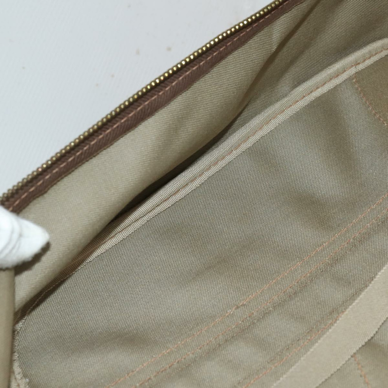 【日本直送】GUCCI GG Supreme Web Sherry Line 手提包 PVC 米色 金色 正品 173669-23