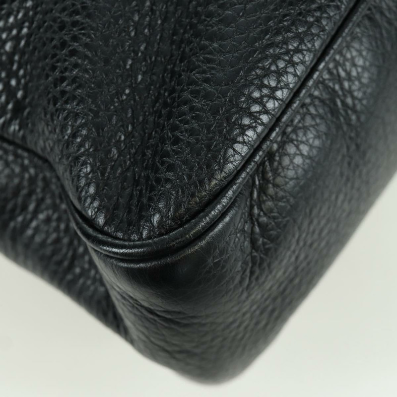 【日本直送】GUCCI 鏈條 Soho 單肩包 皮革 黑色 金色 308983 正品 ARZ680SAV-15