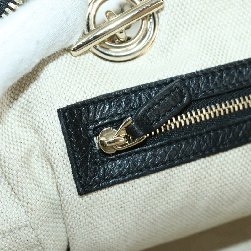 【日本直送】GUCCI 鏈條 Soho 單肩包 皮革 黑色 金色 308983 正品 ARZ680SAV-22