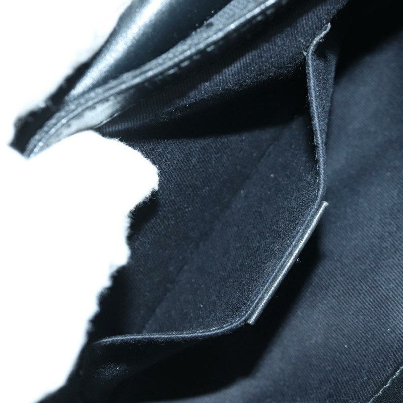 【日本直送】GUCCI 馬銜扣鏈條 GG 帆布單肩包 黑色 銀色 119186 正品 ARZ578SAV-21