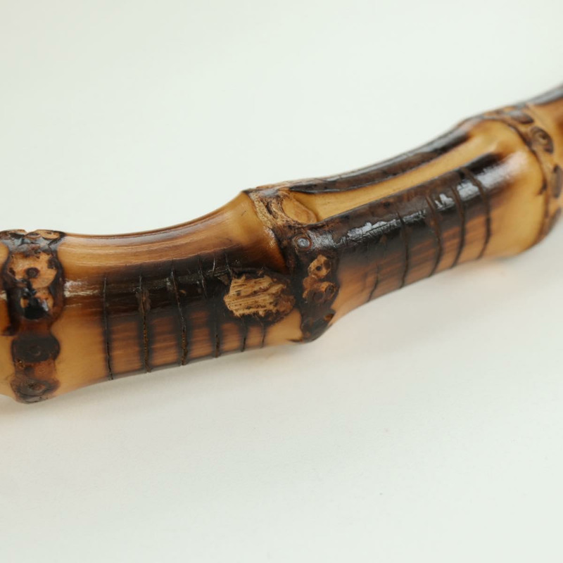 【日本直送】GUCCI GG帆布竹節手提包 米色金色 137378 正品 BSZ605A-7