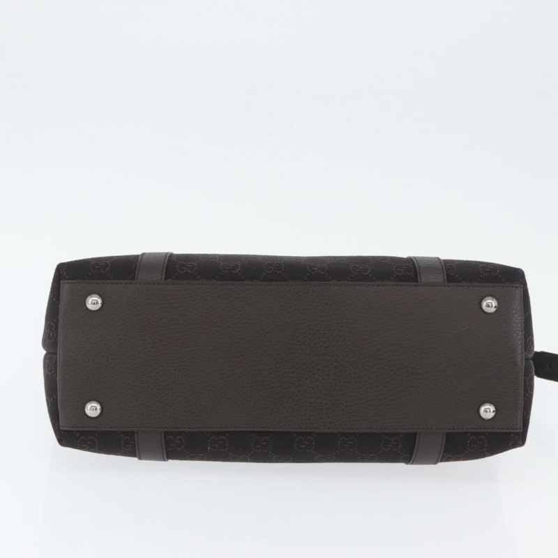 【日本直送】GUCCI GG帆布Abbey托特包 奧特萊斯 深棕色 銀色 268640 正品 am11060V-5