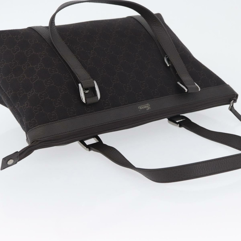 【日本直送】GUCCI GG帆布Abbey托特包 奧特萊斯 深棕色 銀色 268640 正品 am11060V-6
