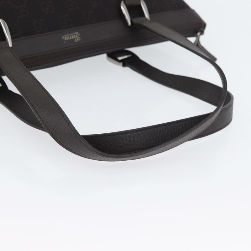 【日本直送】GUCCI GG帆布Abbey托特包 奧特萊斯 深棕色 銀色 268640 正品 am11060V-7