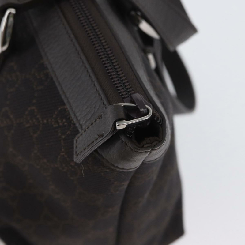 【日本直送】GUCCI GG帆布Abbey托特包 奧特萊斯 深棕色 銀色 268640 正品 am11060V-8