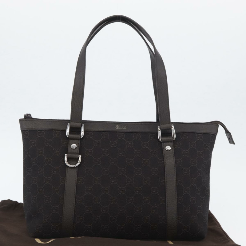 【日本直送】GUCCI GG帆布Abbey托特包 奧特萊斯 深棕色 銀色 268640 正品 am11060V-11