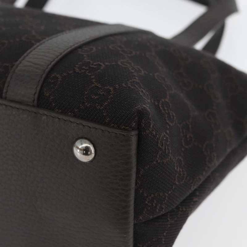 【日本直送】GUCCI GG帆布Abbey托特包 奧特萊斯 深棕色 銀色 268640 正品 am11060V-15