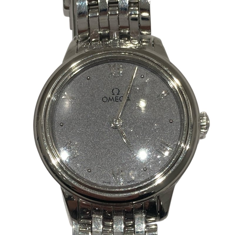OMEGA 歐米茄 434.10.28.60.03.001 0 灰錶面De Ville Prestige 27MM 腕錶 石英錶-1