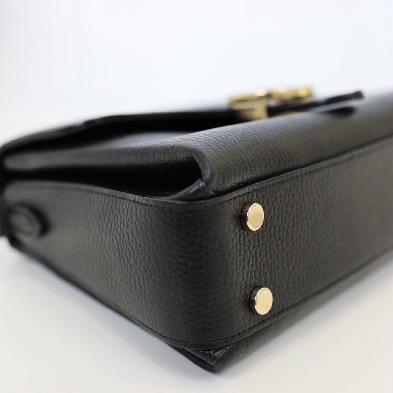 二手Gucci 風琴包 經典黑-9
