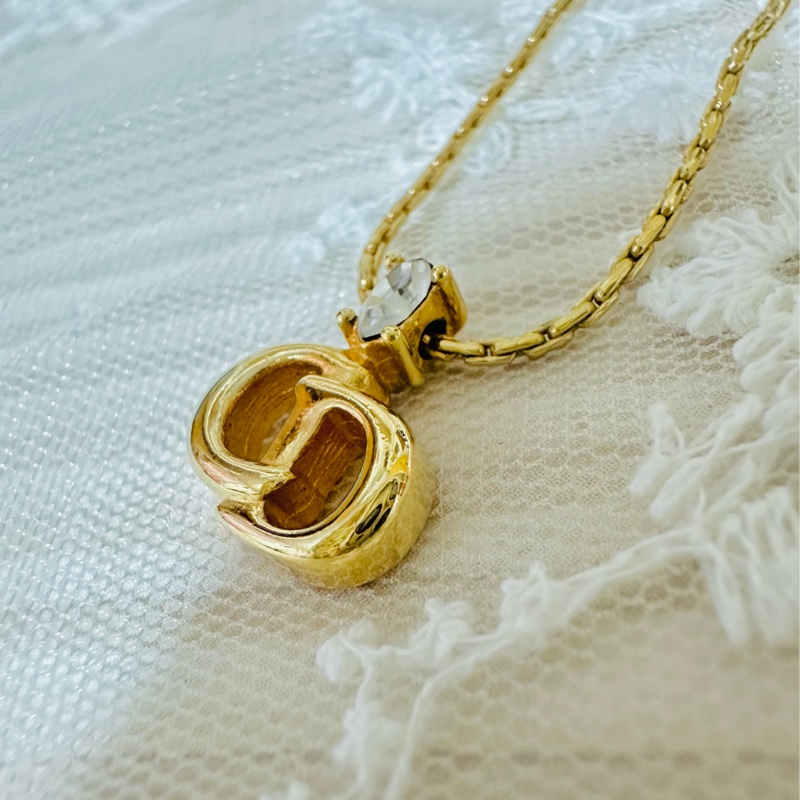 Christian Dior 水鑽經典CD項鍊 Vintage✨-5