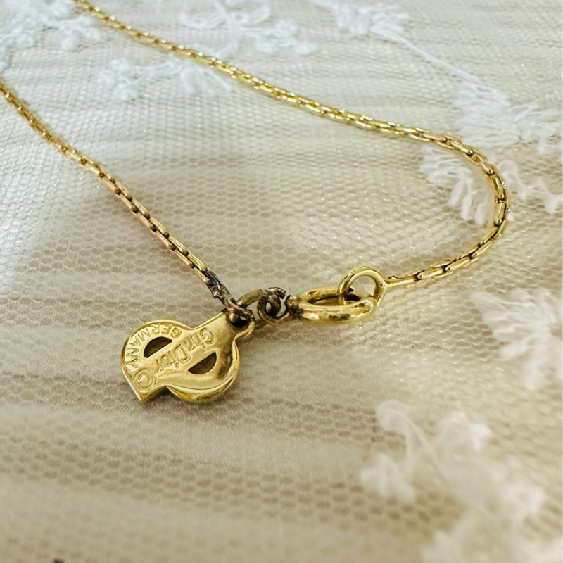 Christian Dior 水鑽經典CD項鍊 Vintage✨-13