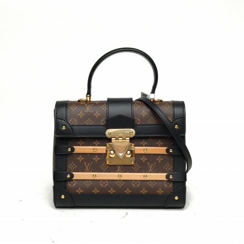 LOUIS VUITTON 老花PVC晶片限量Trianon秀款硬箱手提