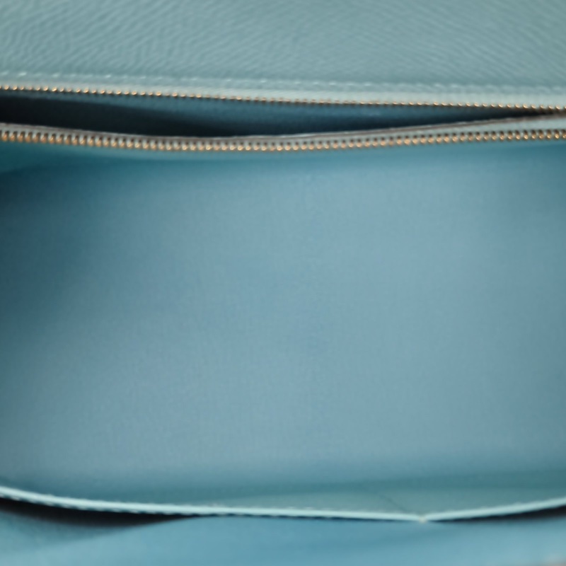 HERMES Kelly32馬卡龍Epsom皮T刻金扣-5