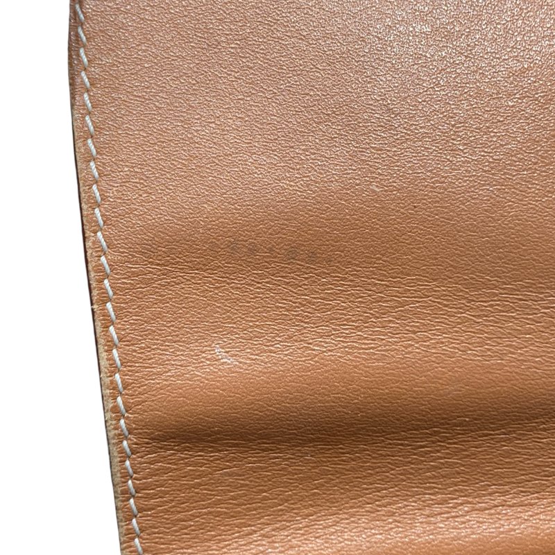 HERME 愛馬仕 VALPARAISO PM 手拿包 帆布 焦糖色 銀扣-19