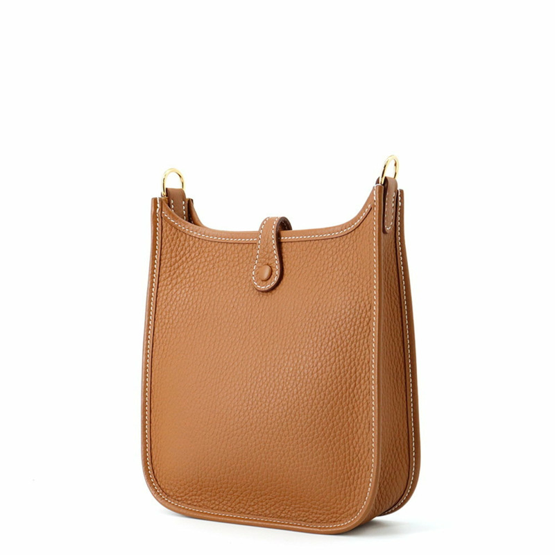 愛馬仕 Evelyne TPM 111cm 亞馬遜金 Taurillon Clemence K 印記手提包 愛馬仕-1