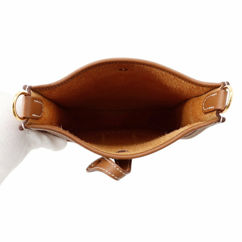 愛馬仕 Evelyne TPM 111cm 亞馬遜金 Taurillon Clemence K 印記手提包 愛馬仕-4